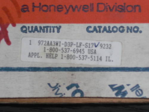 MICRO SWITCH 972AA3WI-D3P-LF-S17 PROXIMITY SWITCH NSMP