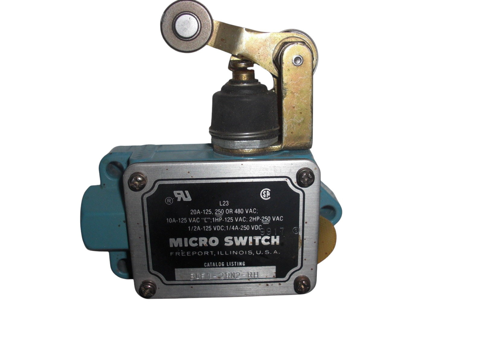 MICROSWITCH BAF1-2RN2-RH LIMIT SWITCH UNMP