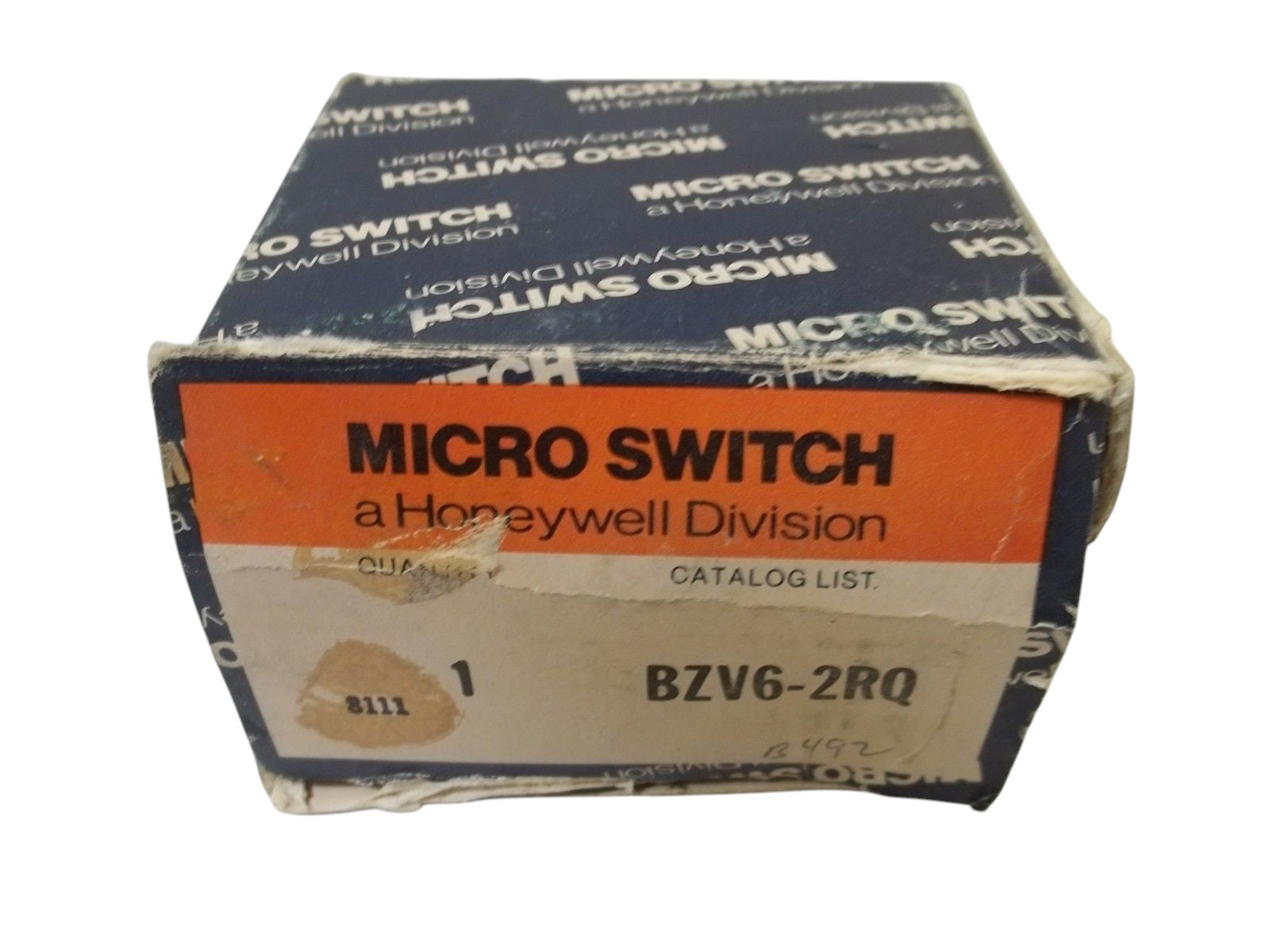 MICRO SWITCH BZV6-2RQ LIMIT SWITCH(MISSING HEAD PART) UNMP