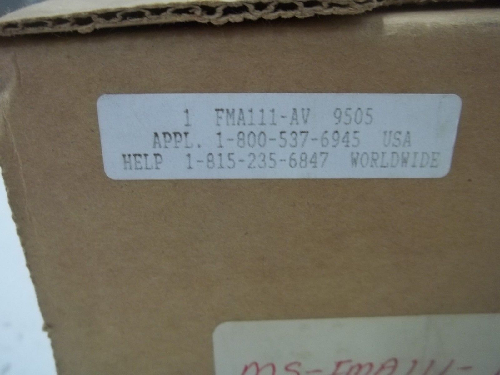 MICRO SWITCH FMA111-AV AMPLIFIER CONTROLLER NSMP