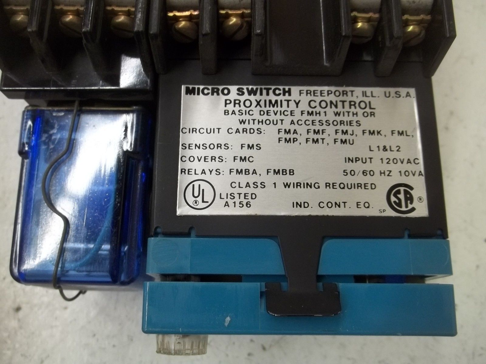 MICRO SWITCH FMA111.AV AMPLIFIER CONTROLLER UNMP