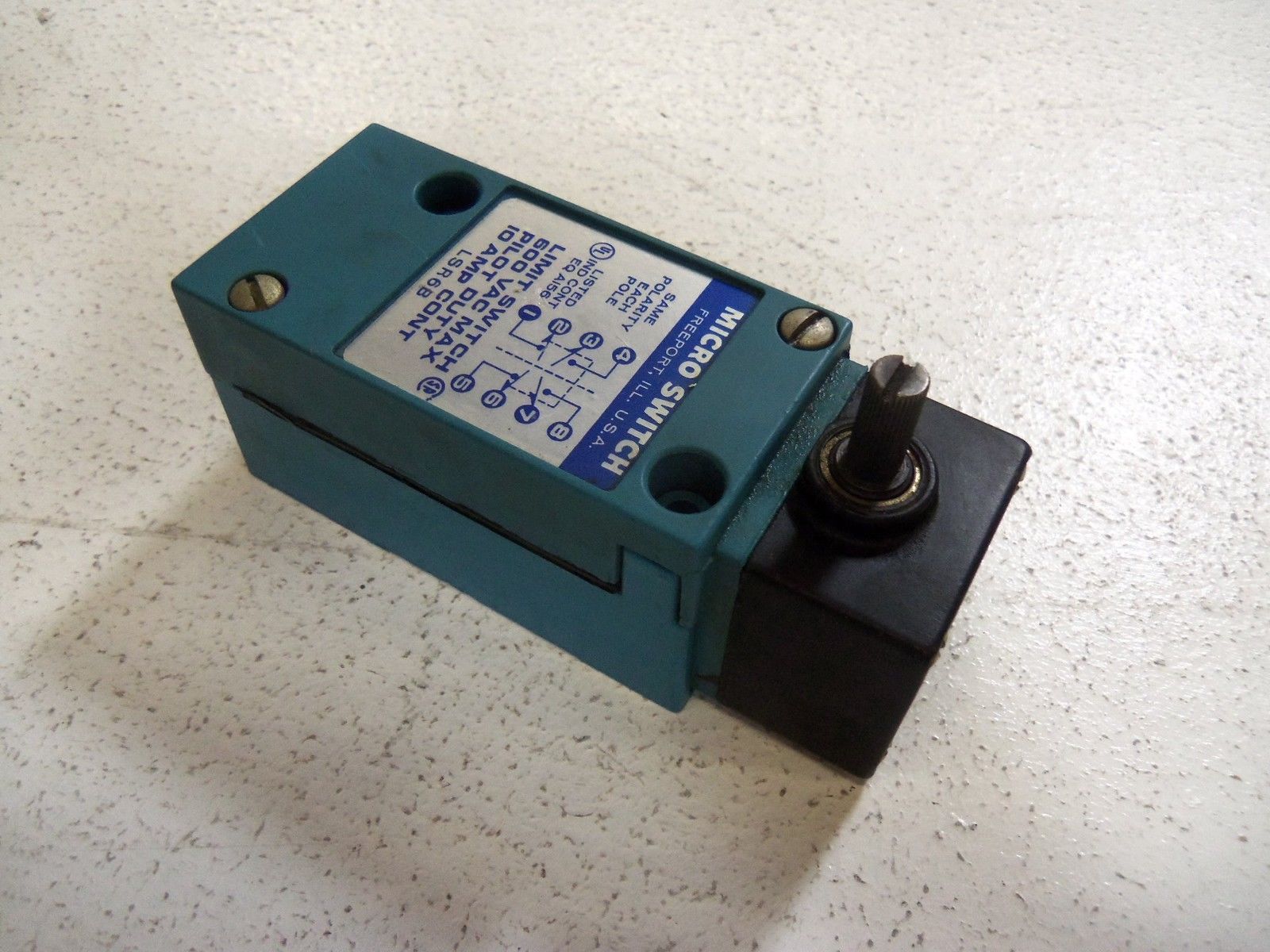 MICRO SWITCH LSR6B LIMIT SWITCH UNMP