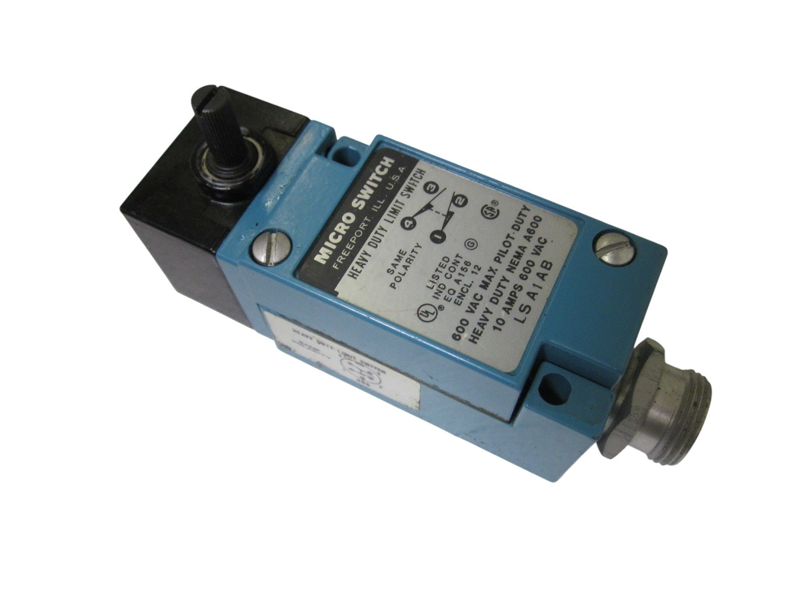 MICRO SWITCH LSA1AB LIMIT SWITCH UNMP