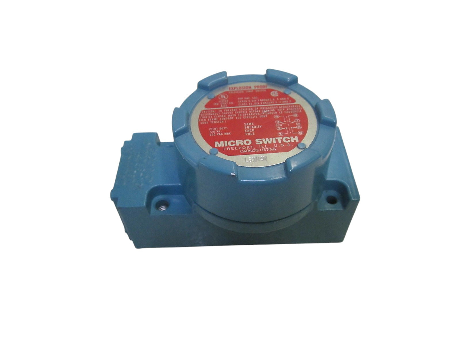 MICRO SWITCH LSXM4N EXPLOSION PROOF LIMIT SWITCH (AS PICTURED) UNMP