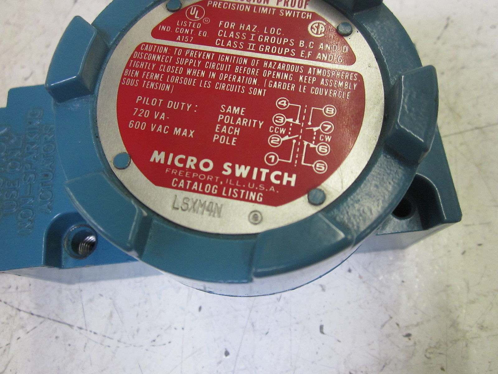 MICRO SWITCH LSXM4N UNMP