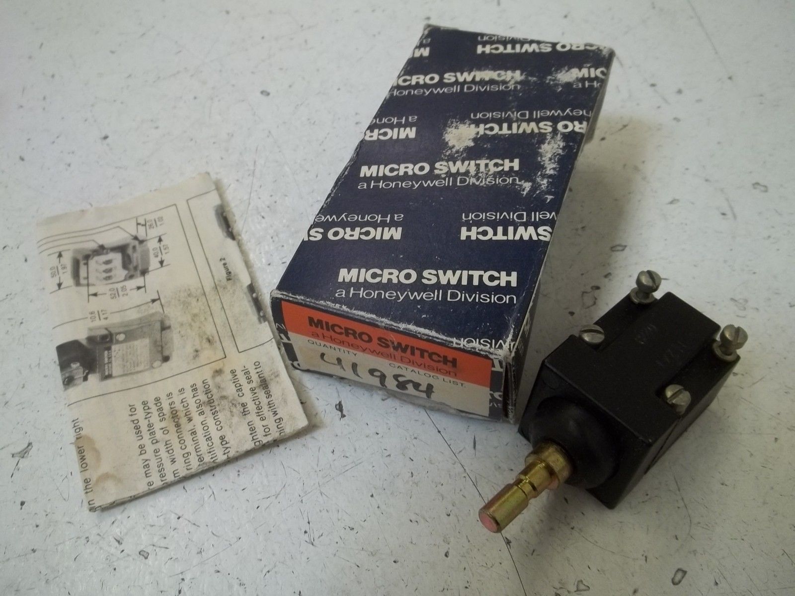 MICRO SWITCH LZZ1H LIMIT SWITCH HEAD NSMP