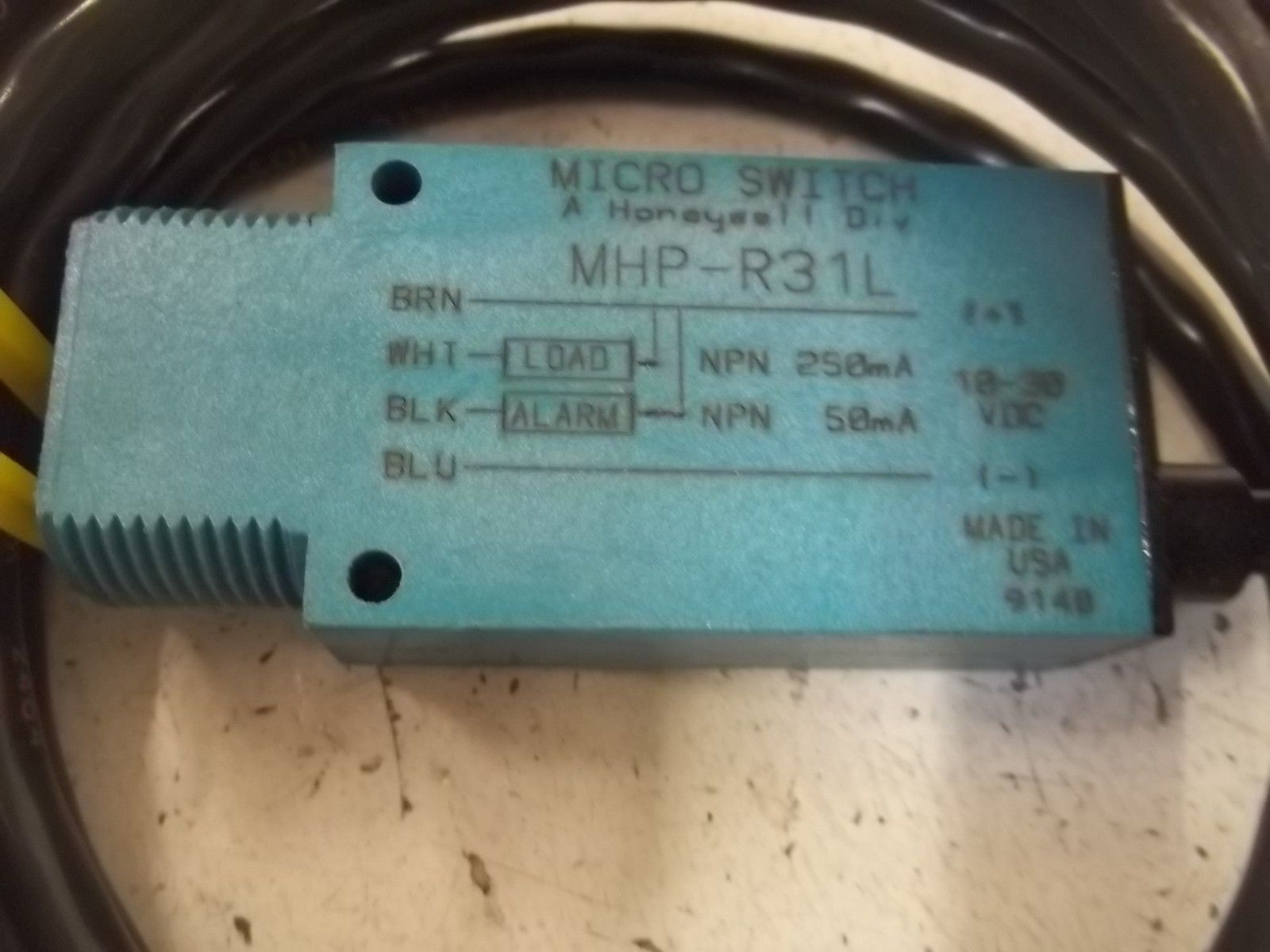 MICRO SWITCH MHP-R31L PHOTOELECTRIC SENSOR NSNP