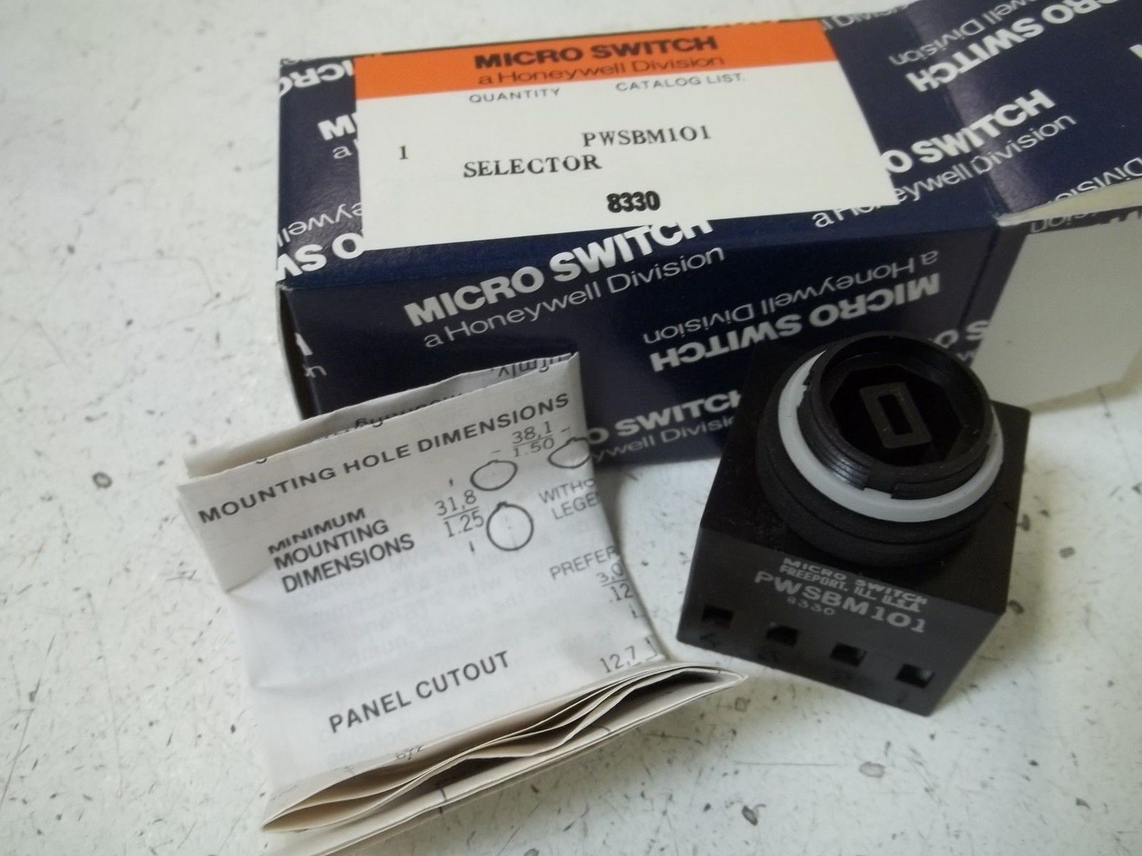 MICRO SWITCH PWSBM102DEDE-B39 NSMP