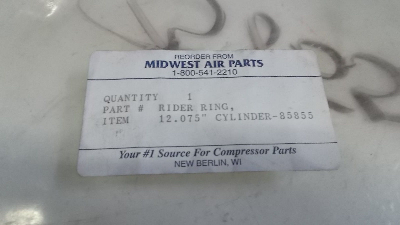 MIDWEST AIR 12.075 CYLINDER 85855 NSNP