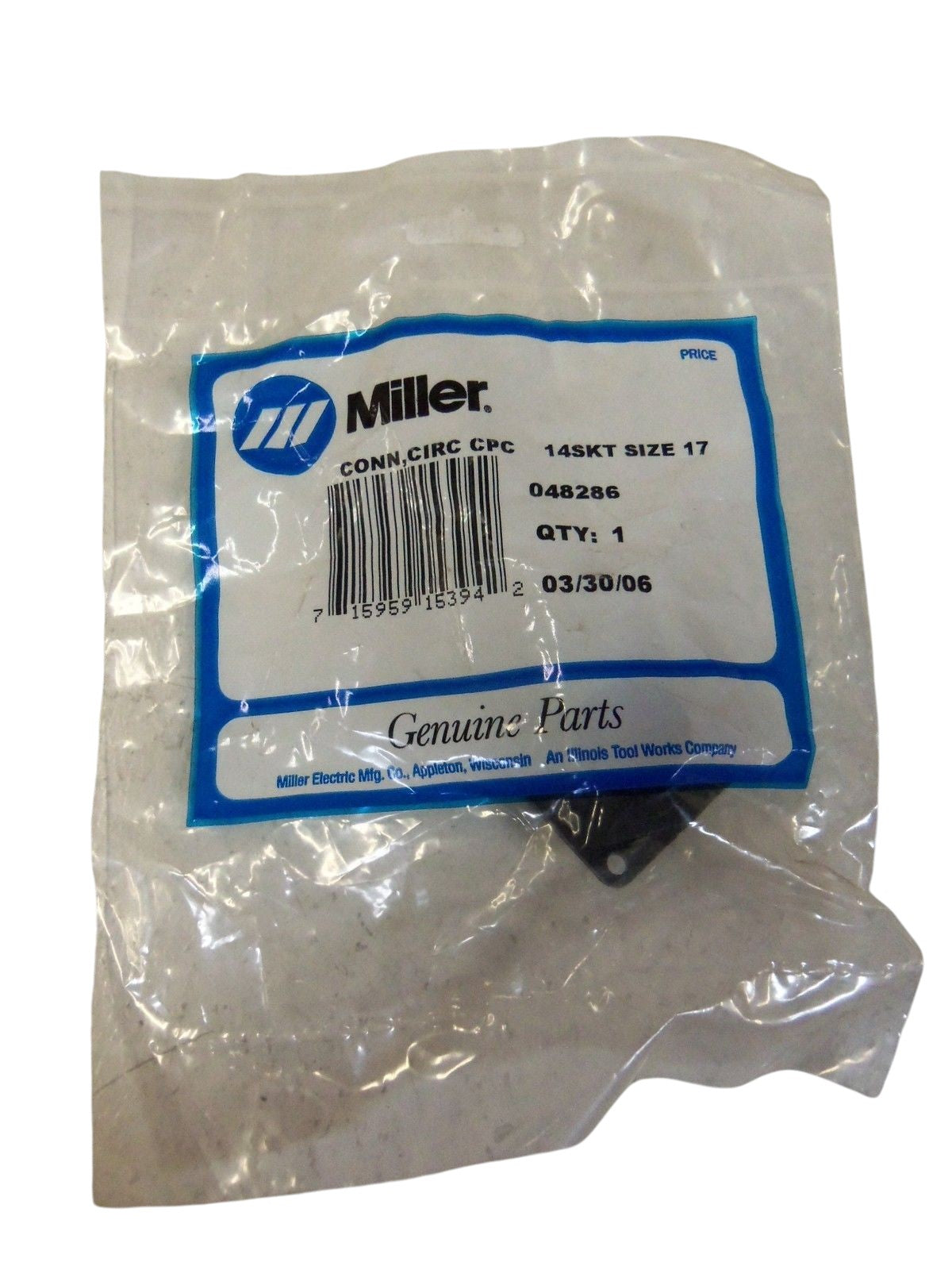 MILLER 14SKT SIZE 17 CONN, CIRC CPC 048286  NSMP