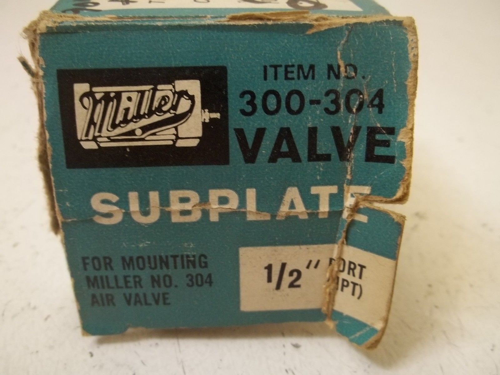 MILLER 300-304 1/2" VALVE SUBPLATE (AS PICTURED) NSMP