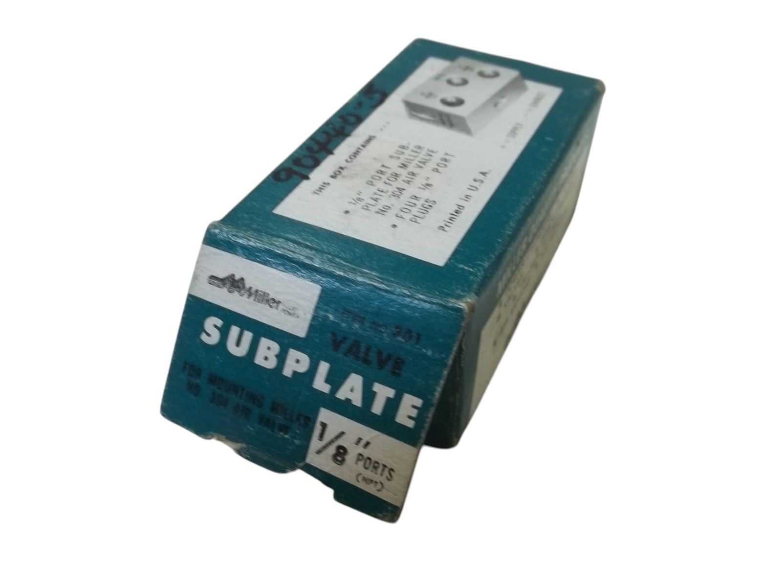 MILLER 301 1/8" VALVE SUBPLATE (AS PICTURED)NSMP