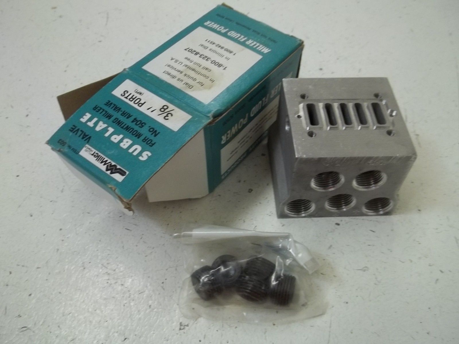MILLER 503 3/8" VALVE SUBPLATE NSMP