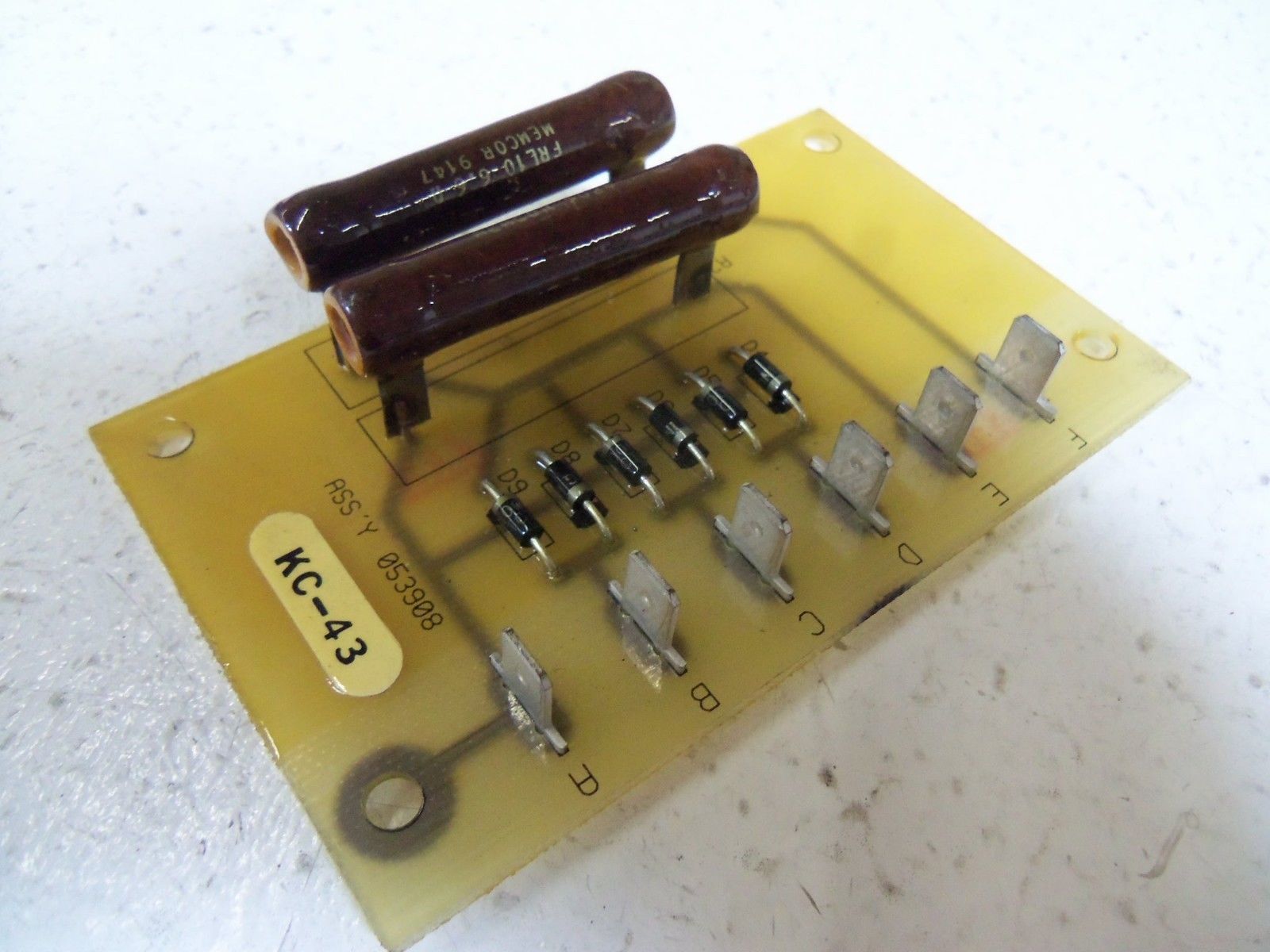 MILLER RESISTOR CARD 053908 UNMP