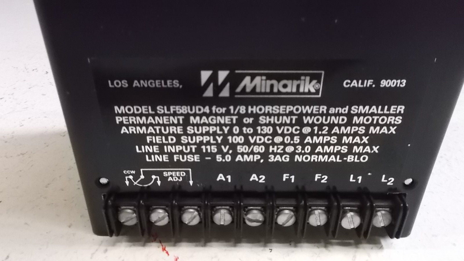 MINARIK MOTOR DRIVE SLF5 8UD4 UNMP