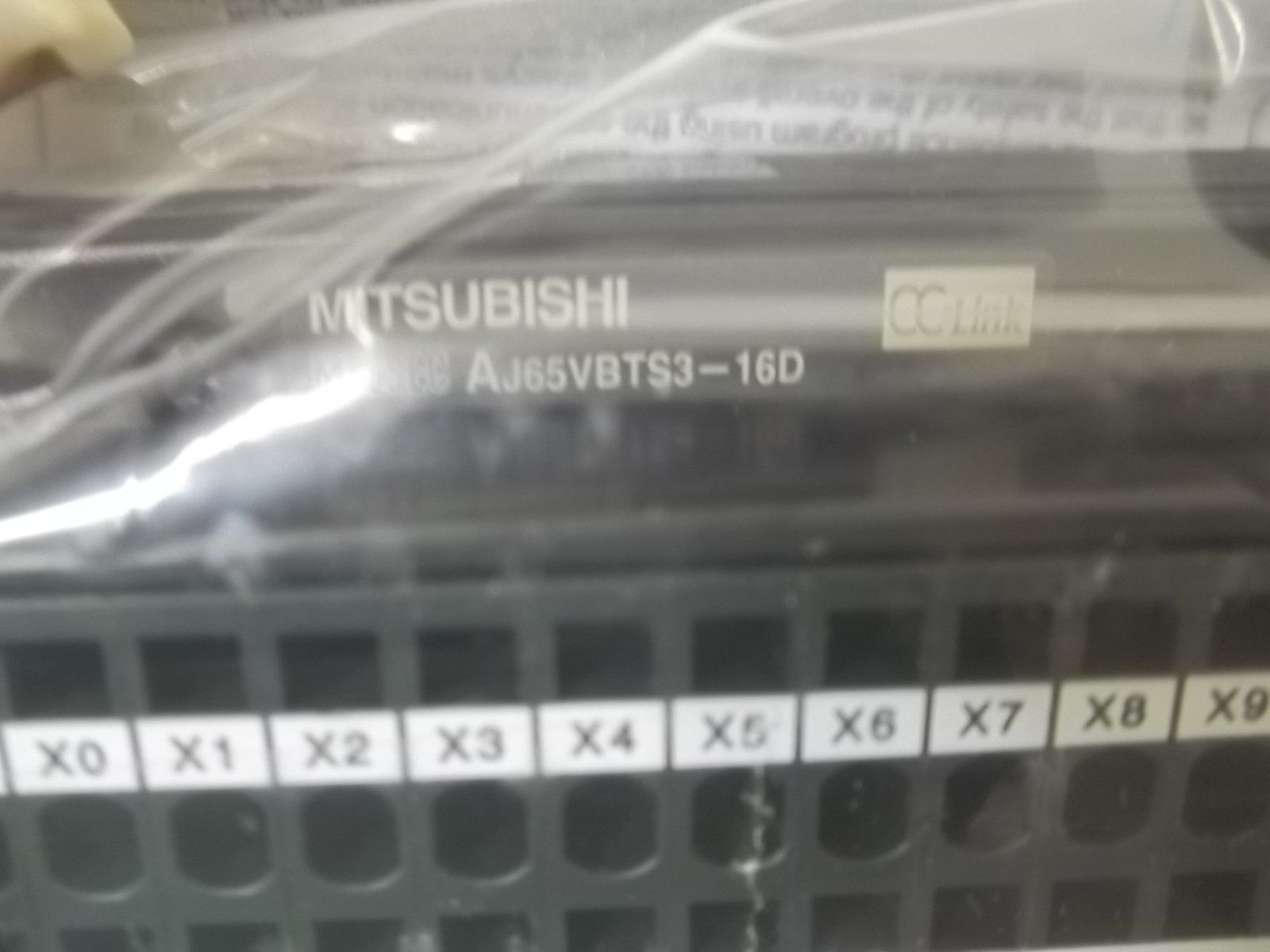 MITSUBISHI AJ65VBTS3-16D CC-LINK I/O16 DC SINK INSRPING CLAMP UNMP