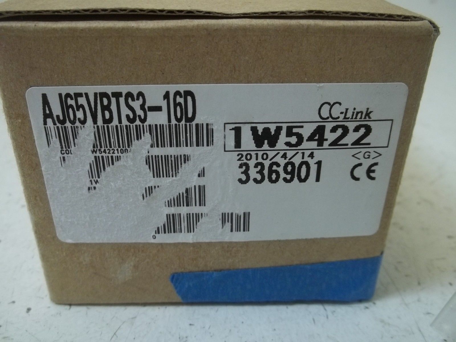 MITSUBISHI AJ65VBTS3-16D CC-LINK I/O16 DC SINK INSRPING CLAMP UNMP