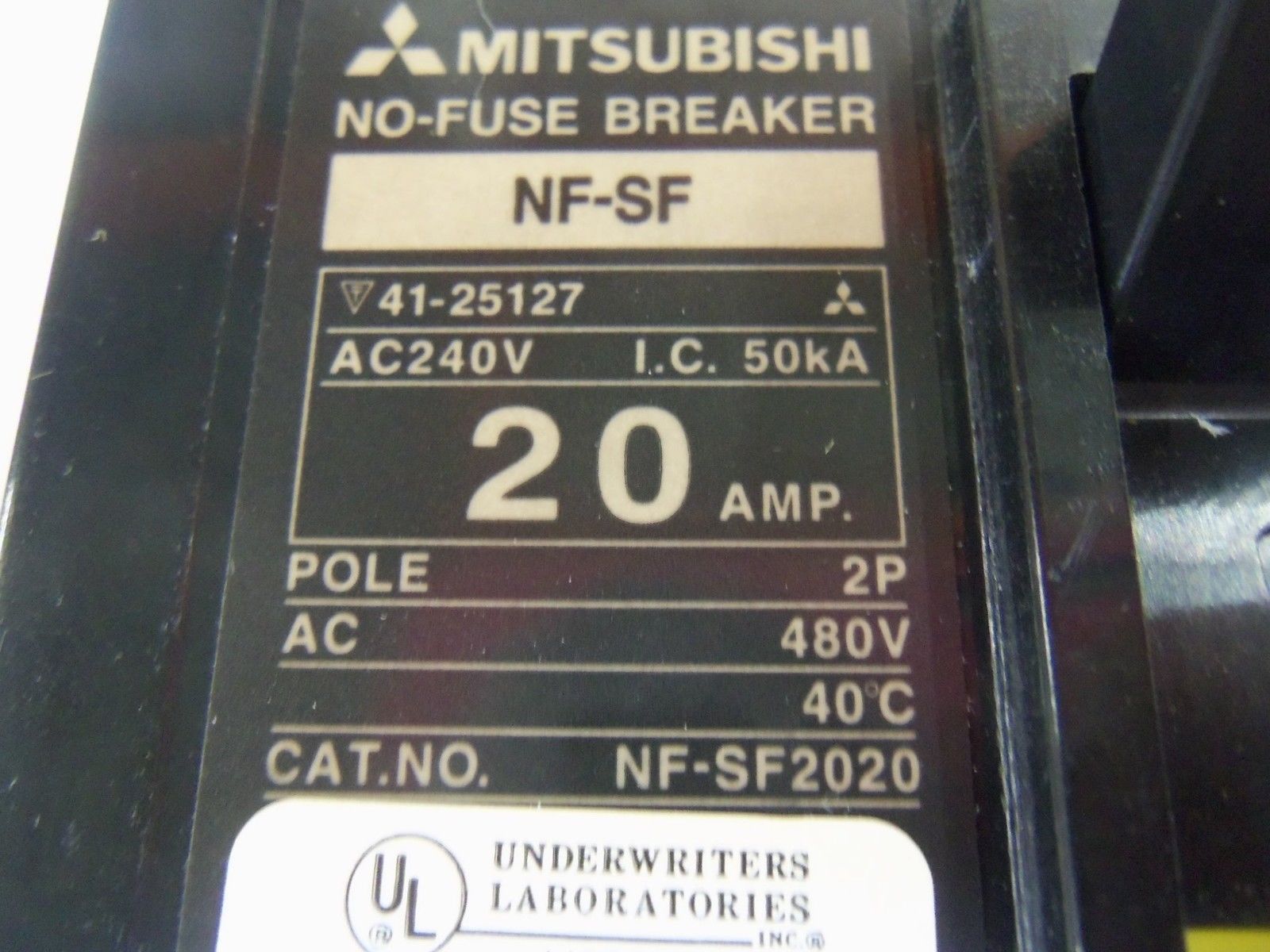 MITSUBISHI NF-SF2020 CIRCUIT BREAKER NSNP