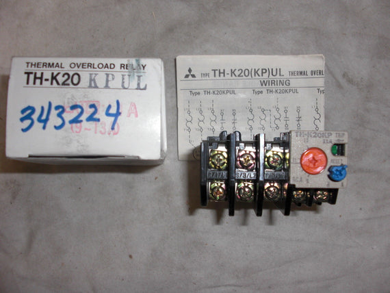 MITSUBISHI TH-K20KPUL THERMAL OVERLOAD RELAY * NEW IN BOX *