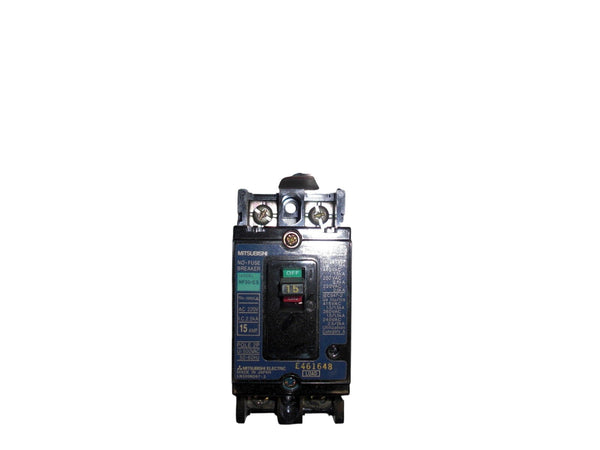 MITSUBISHI NF30-CS NO-FUSE BREAKER 2P 15A  NSMP