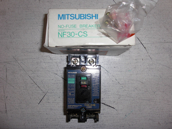 MITSUBISHI NF30-CS NO-FUSE BREAKER 2P 15A  NSMP