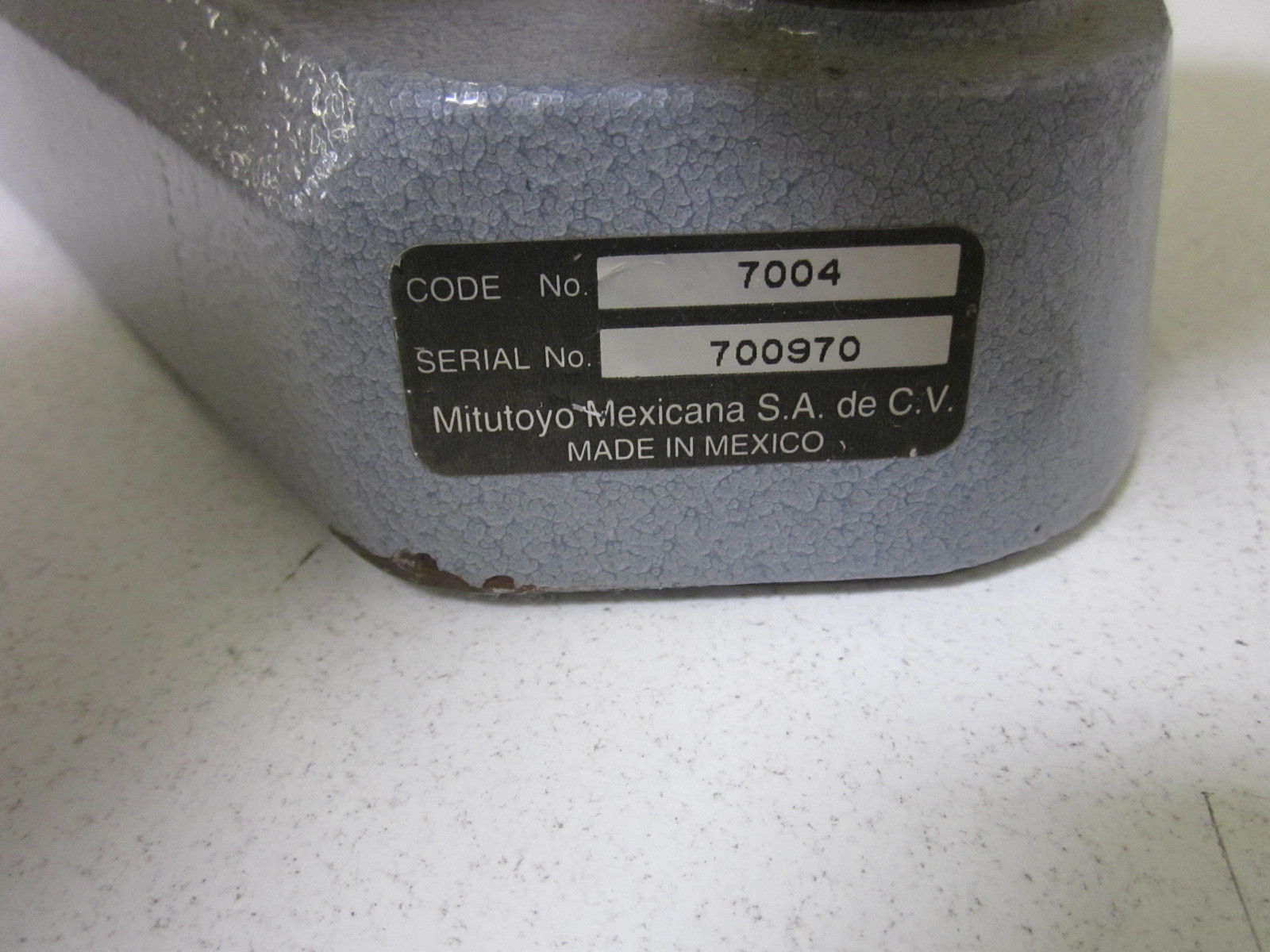 MITUTOYO 7004 UNMP