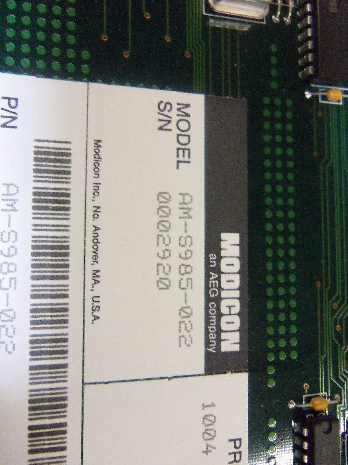 MODICON AM-S985-022 NSMP