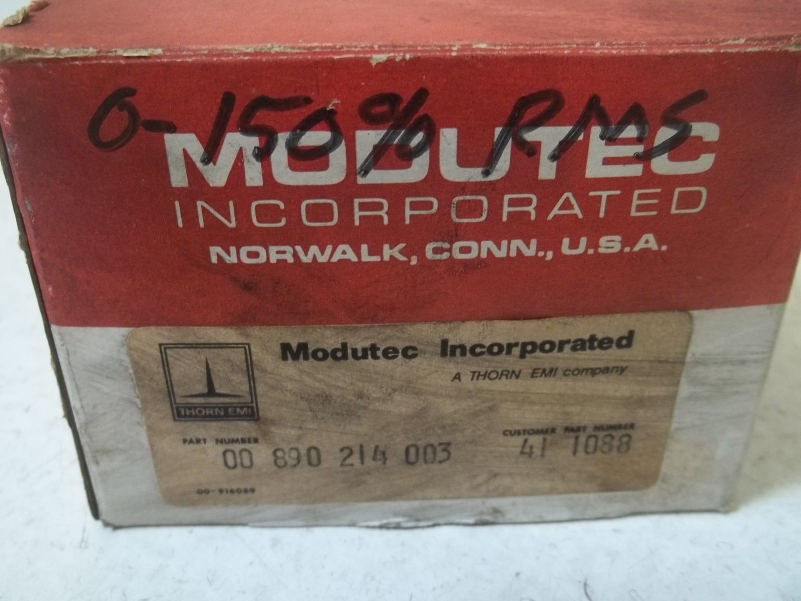 MODUTEC 00890214003 PANEL METER 0-150 NSMP