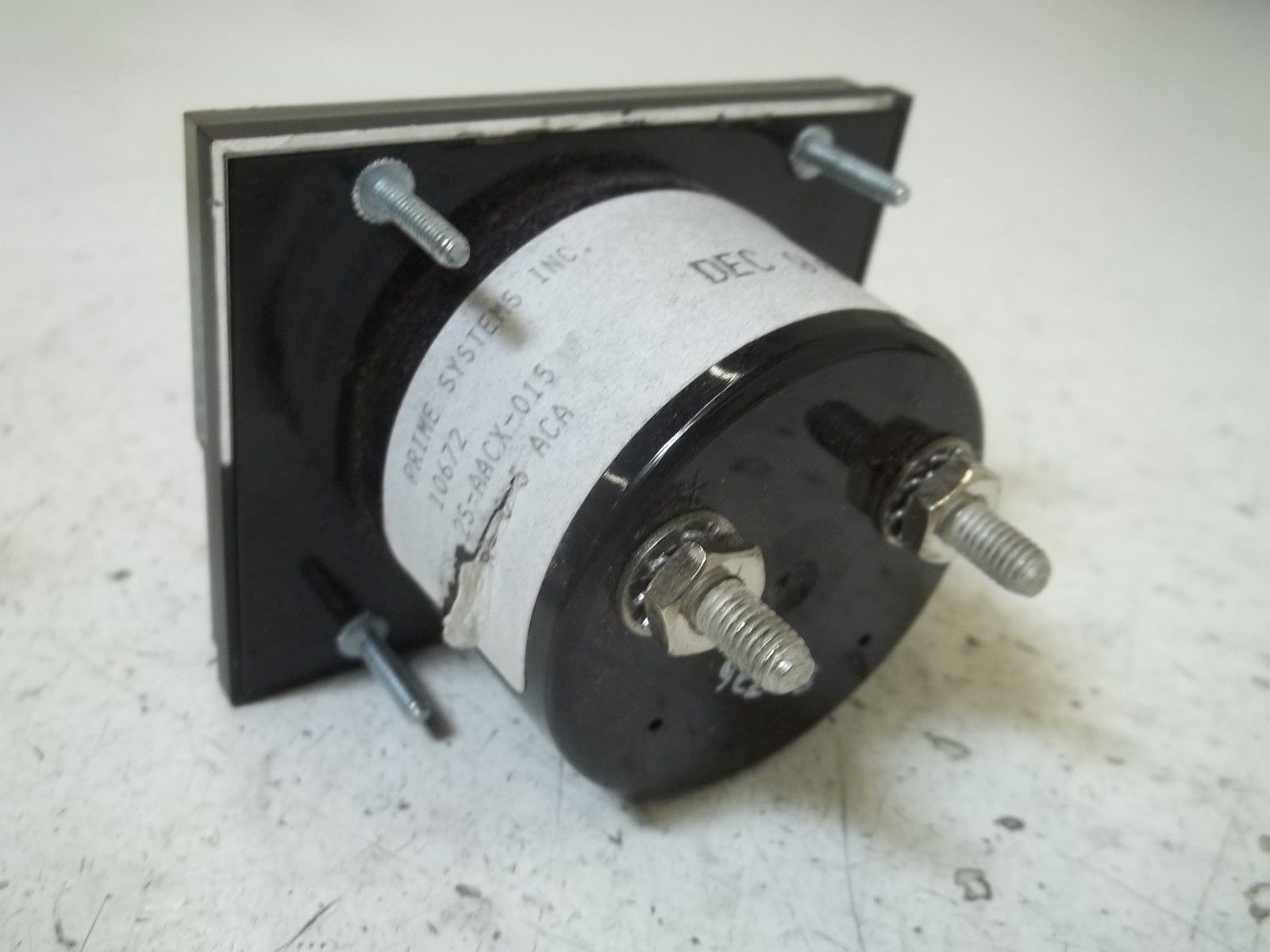 MODUTEC 2S-AACX-015 PANEL METER 0-15 A-C AMPERES UNMP