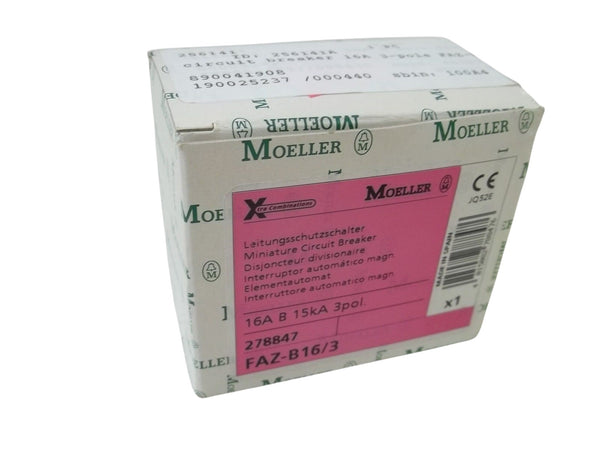 MOELLER FAZ-B16/3 MINIATURE CIRCUIT BREAKER NSMP