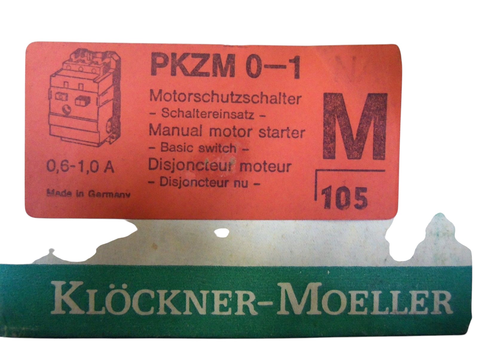 MOELLER MANUAL MOTOR STARTER PKZM-01-NA NSMP