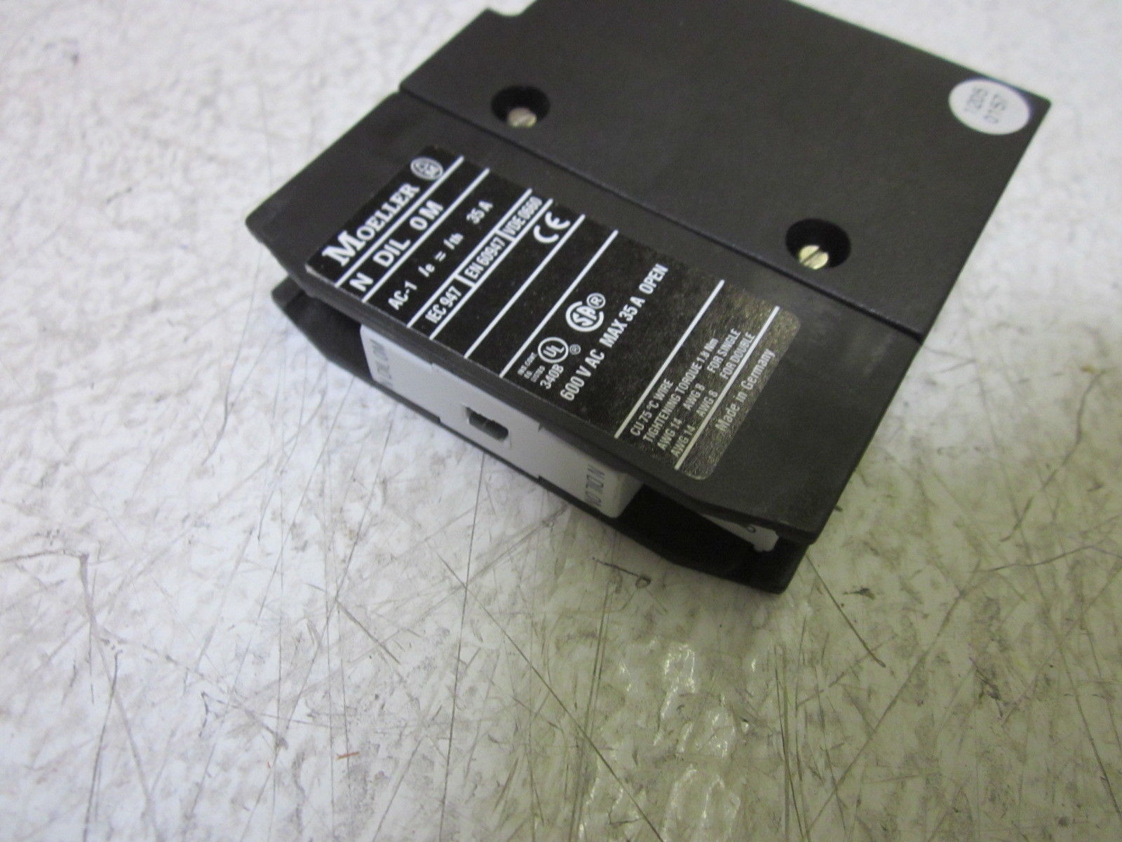 MOELLER NDIL0M NEUTRAL CONDUCTOR NSMP