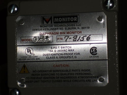 MONITOR S.P.D.T. SWITCH GXSS NSMP