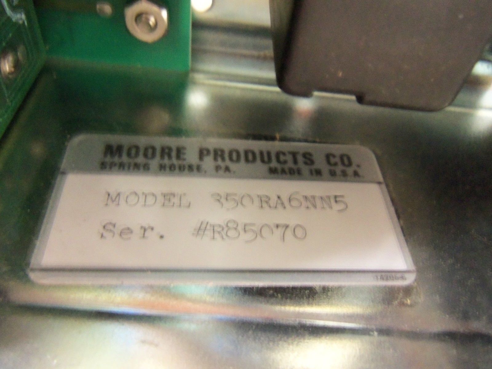 MOORE 350RA6NN5 INDICATING CONTROL STATION UNMP