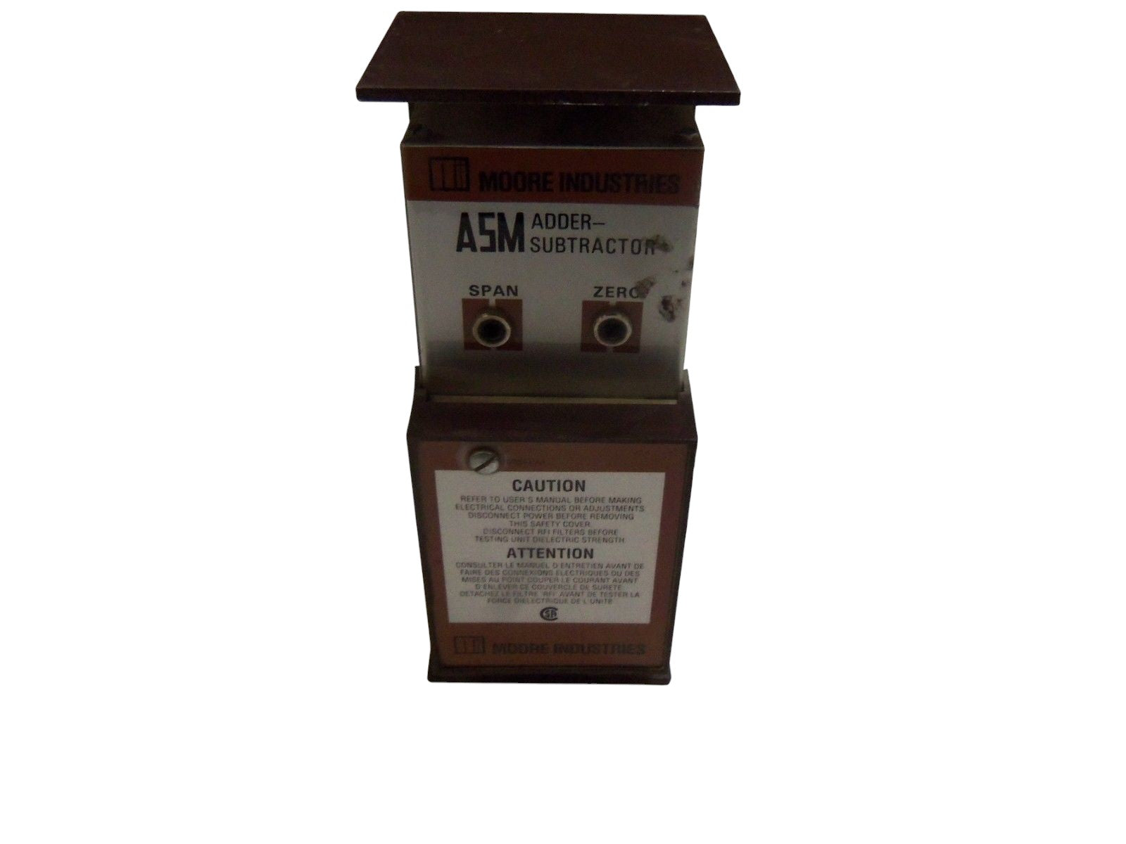 MOORE ASM/4X0-5V/W4-20MA/117AC STD CURRENT TRANSMITTER UNMP