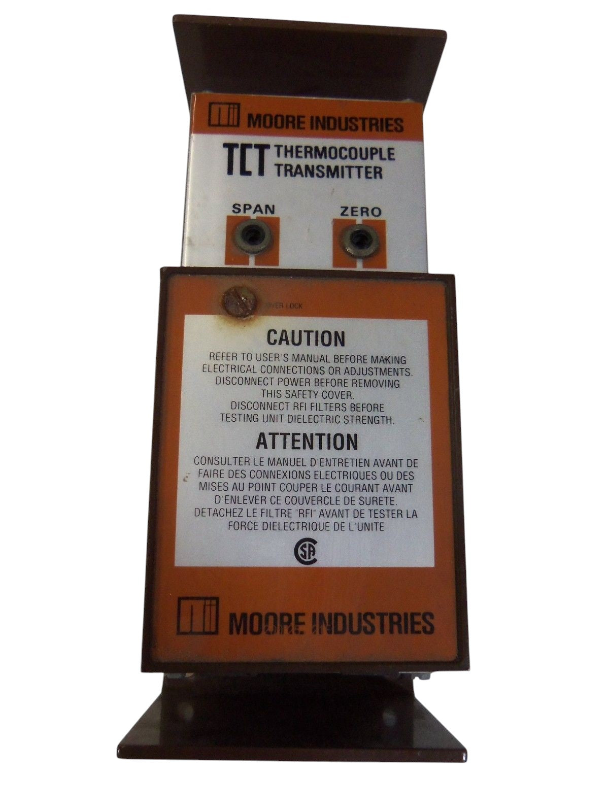 MOORE 200-236-20E THERMOCOUPLE TRANSMITTER UNMP