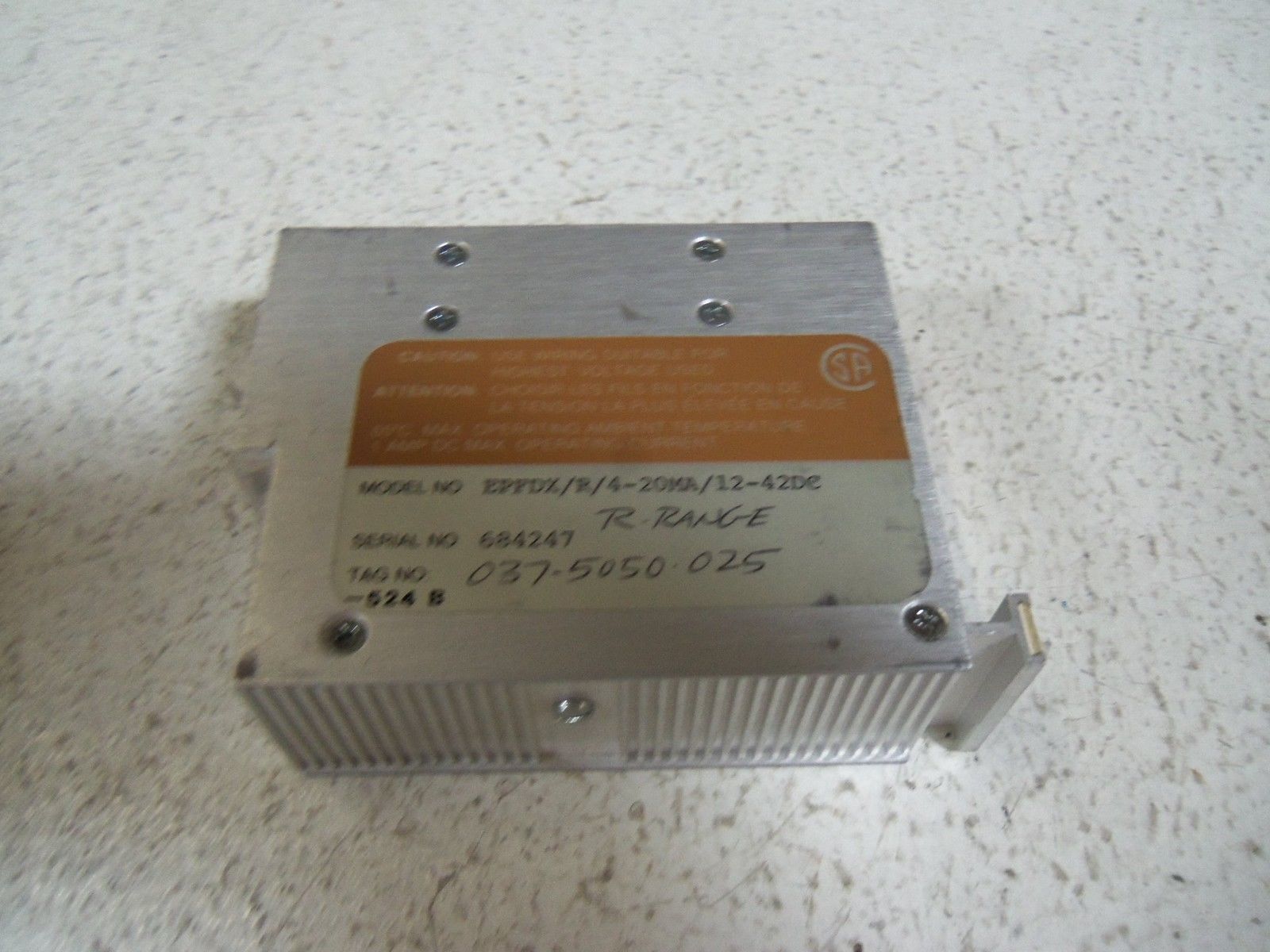 MOORE EPFDX/R/4-20MA/12-42DC TRANSMITTER UNMP