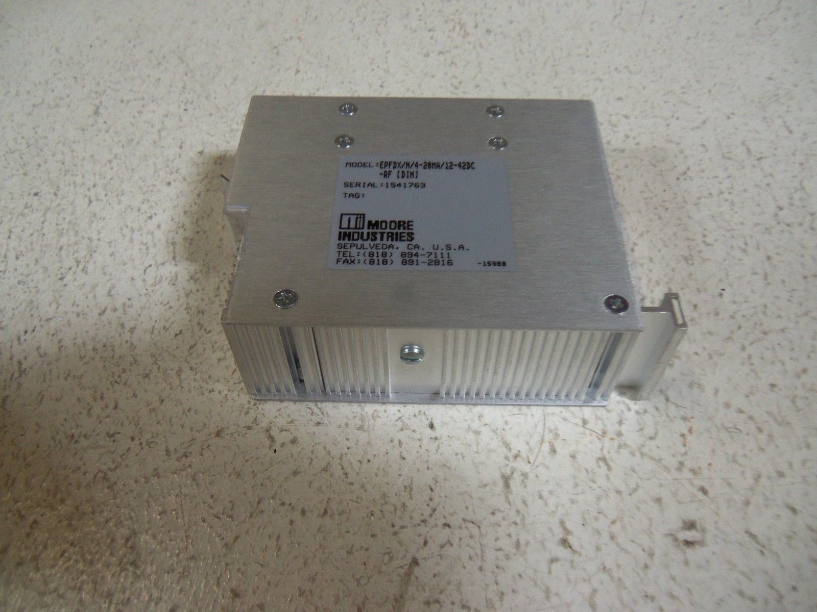 MOORE EPFDX/N/4-20MA/12-42DC-RF [DIN] TRANSMITTER NSNP