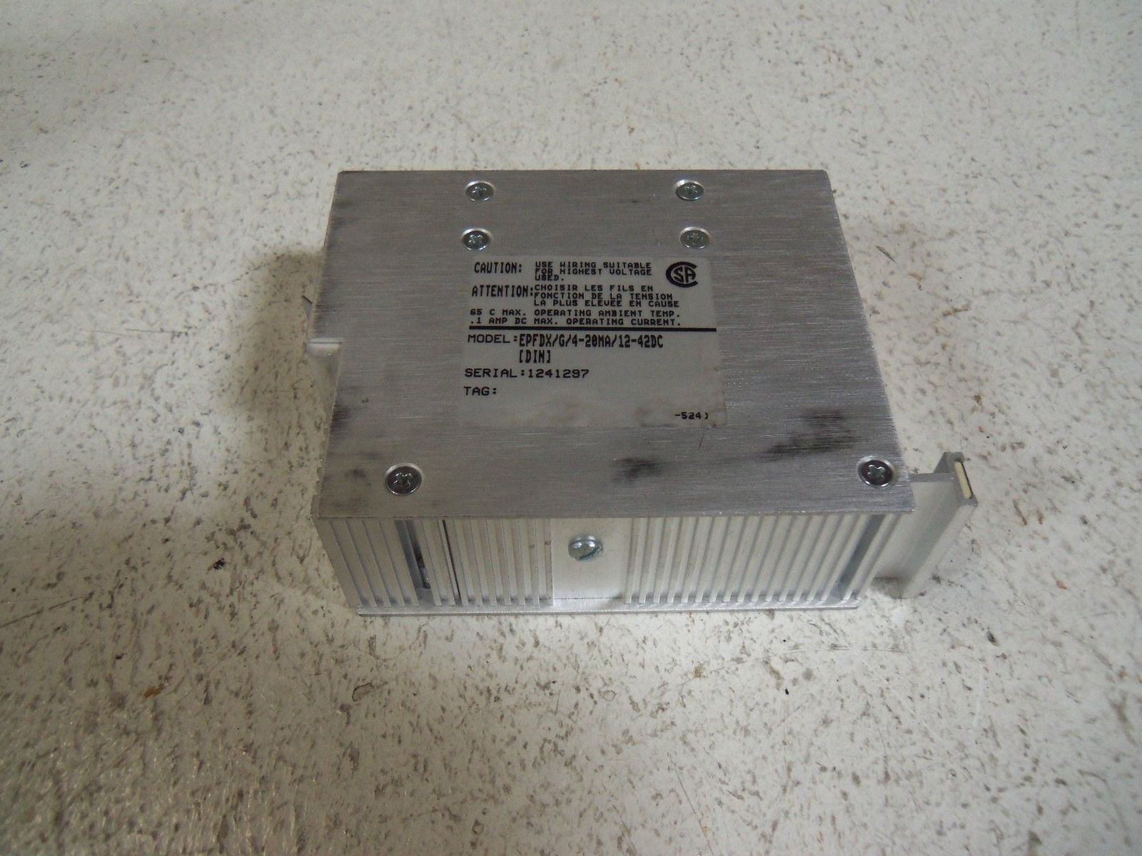 MOORE EPFDX/G/4-20MA/12-42DC [DIN] TRANSMITTER UNMP