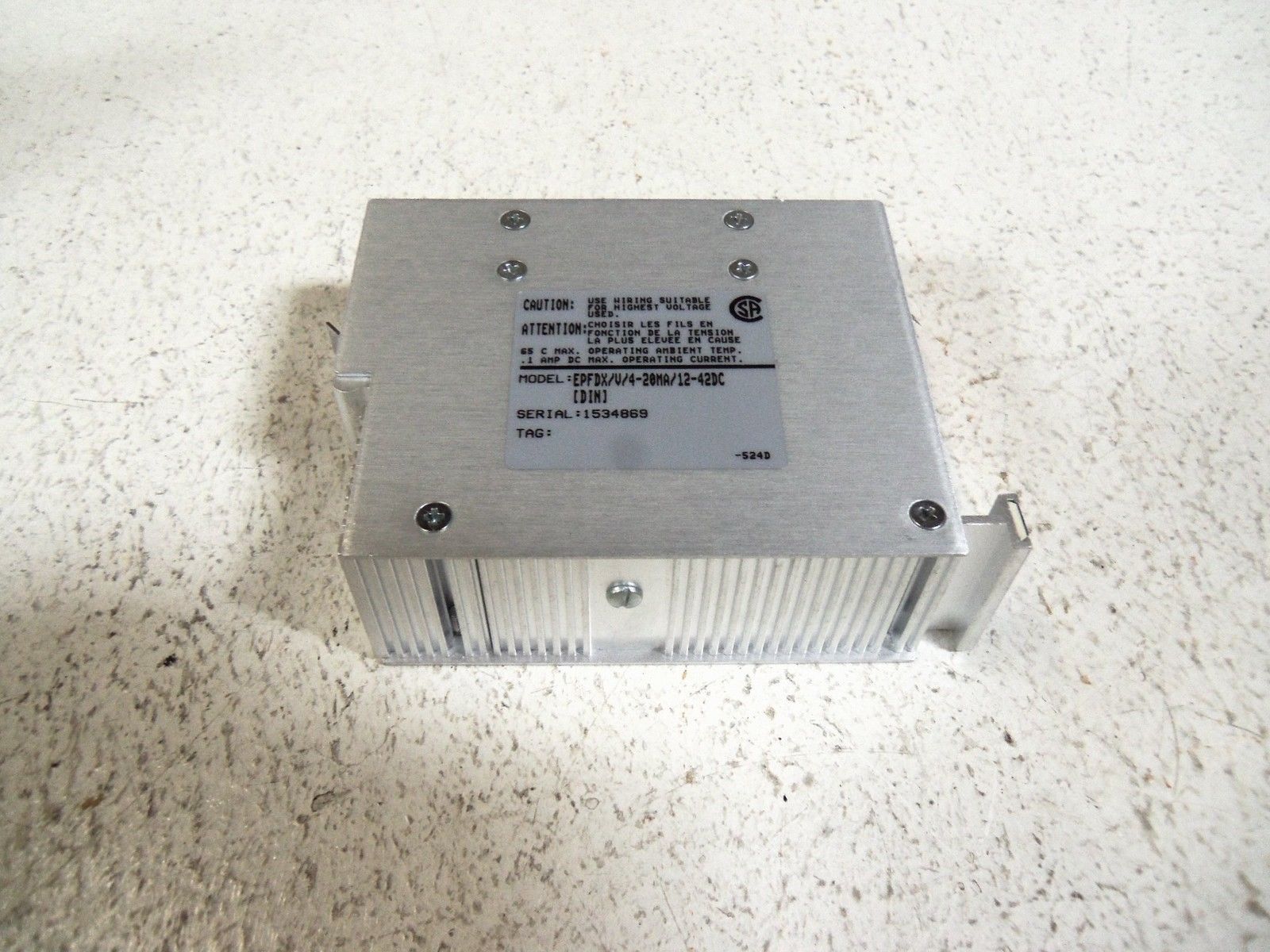 MOORE EPFDX/V/4-20MA/12-42DC [DIN] TRANSMITTER NSNP