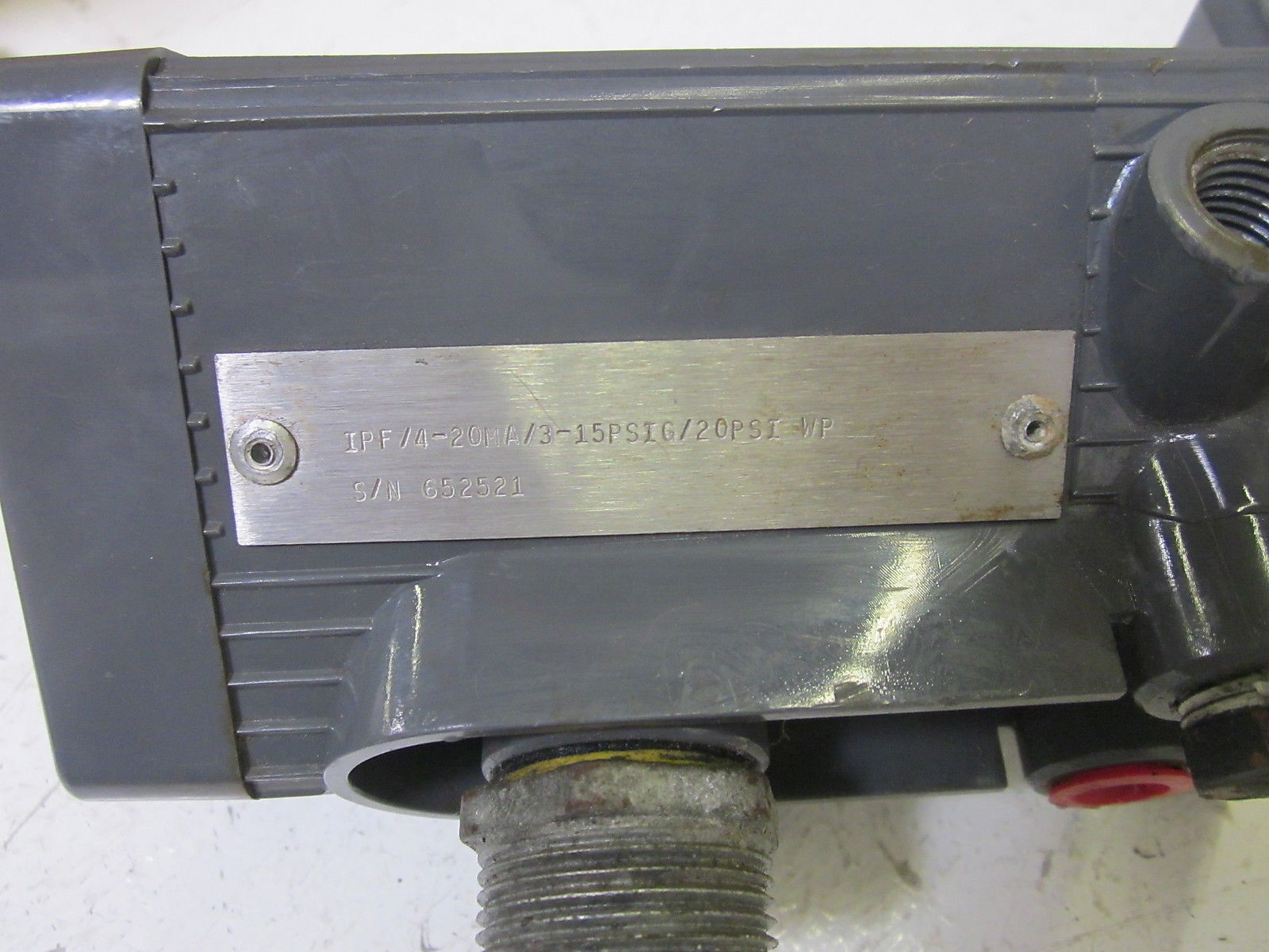 MOORE IPF/4-20MA/3-15PSIG CURRENT PRESSURE TRANSMITTER *AS PICTURED*