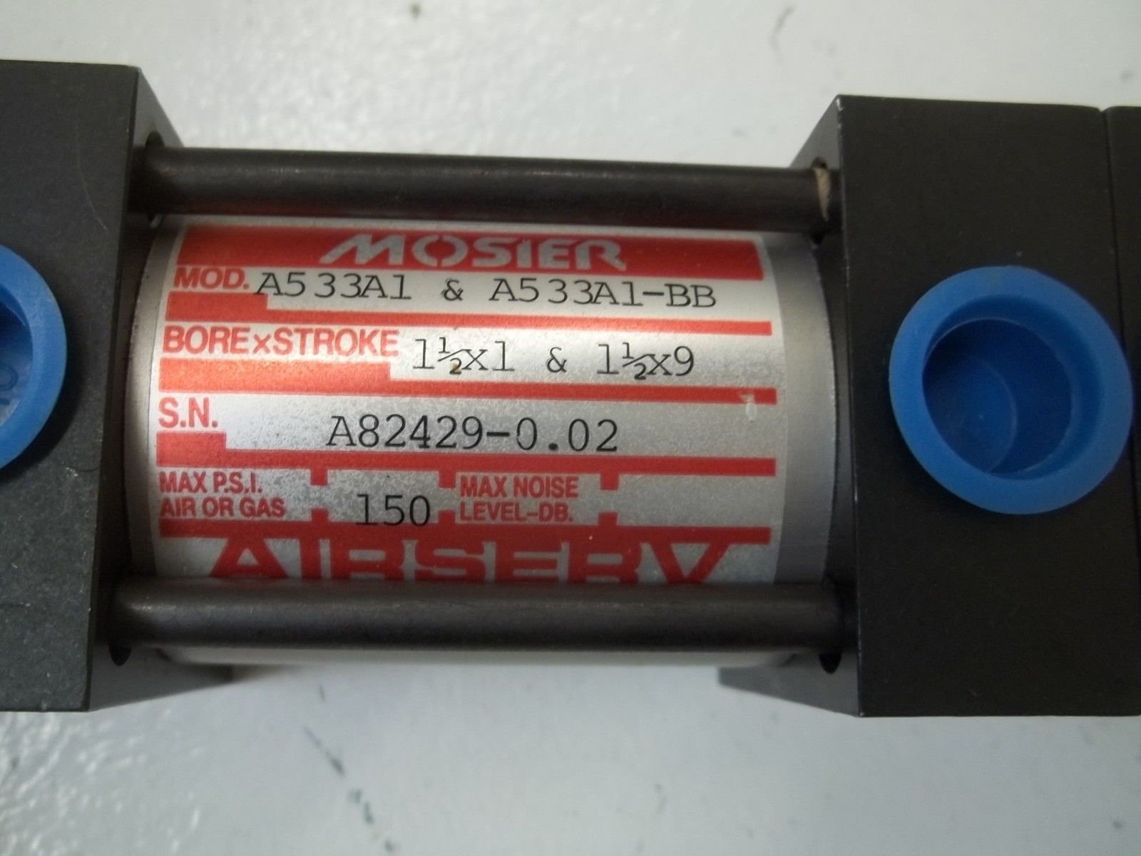 MOSIER A533A1 & A533A1-BB PNEUMATIC CYLINDER NSNP