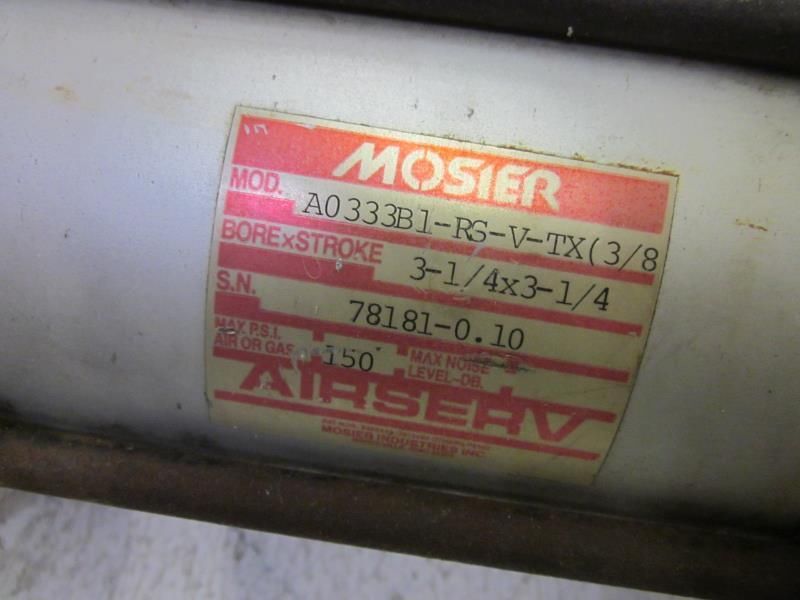 MOSLER IND. INC. A0333B1-RS-V-TX 150 PSI CYLINDER  UNMP