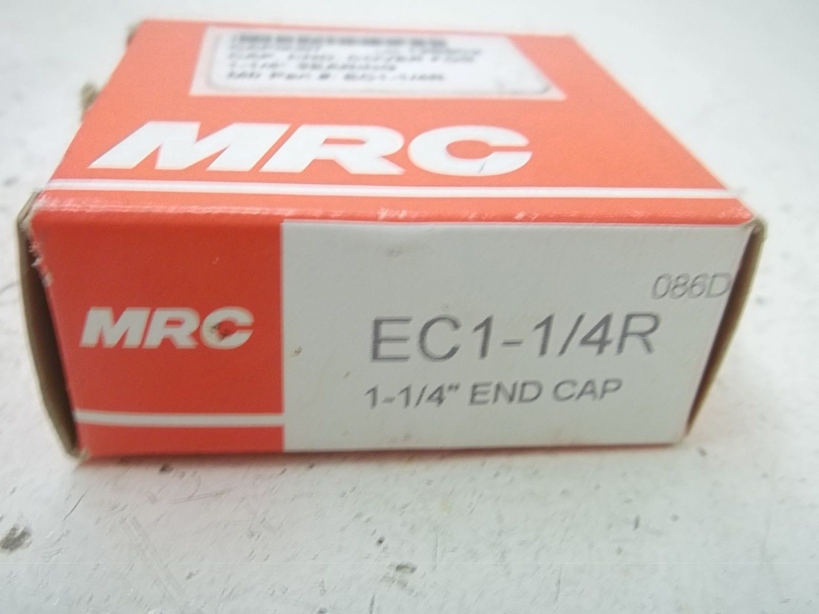 MRC EC1-1/4R 1-1/4" END CAP NSMP
