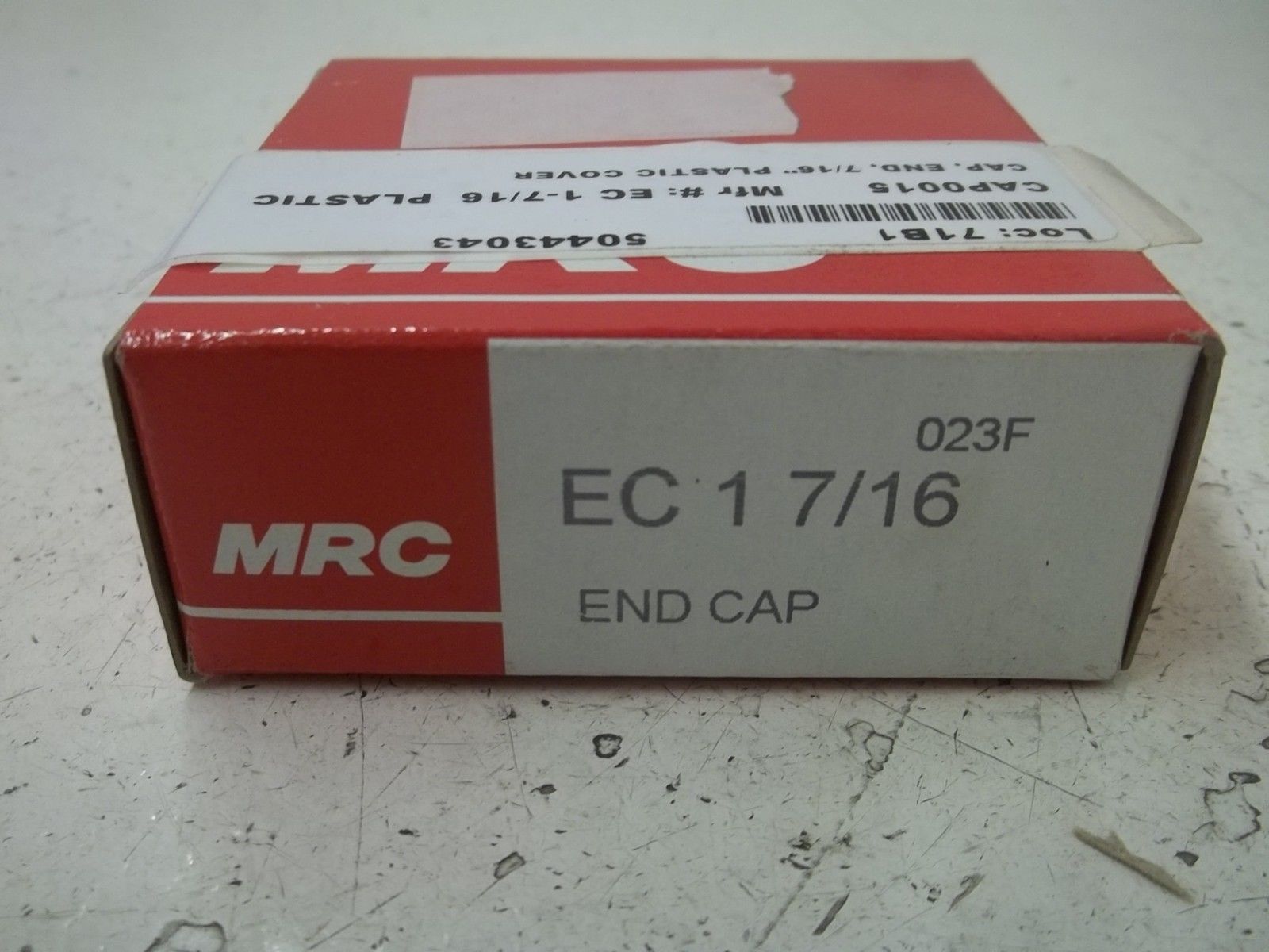 MRC EC1 7/16 END CAP NSMP
