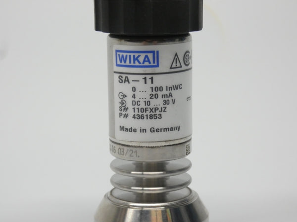 WIKA SA-11 4361853 10-30V 0-100PSI NSNP
