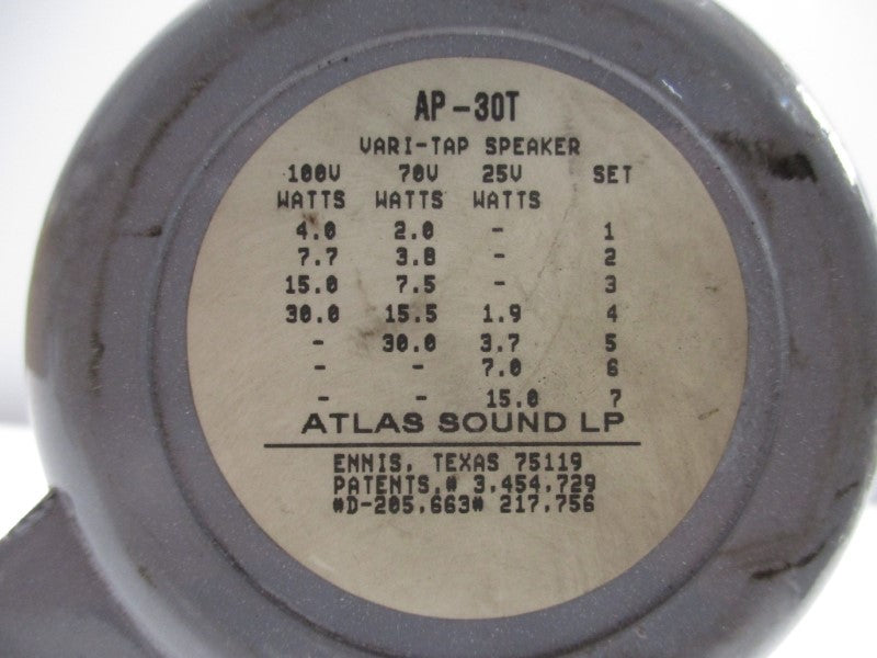 ATLAS SOUND AP-30T (AS PICTURED) NSMP