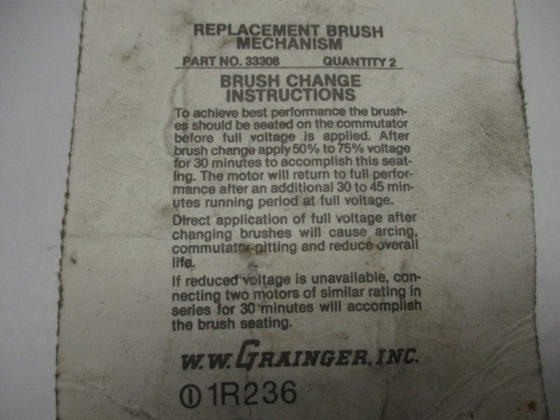 GRAINGER 1R236 (PKG OF 2) NSMP