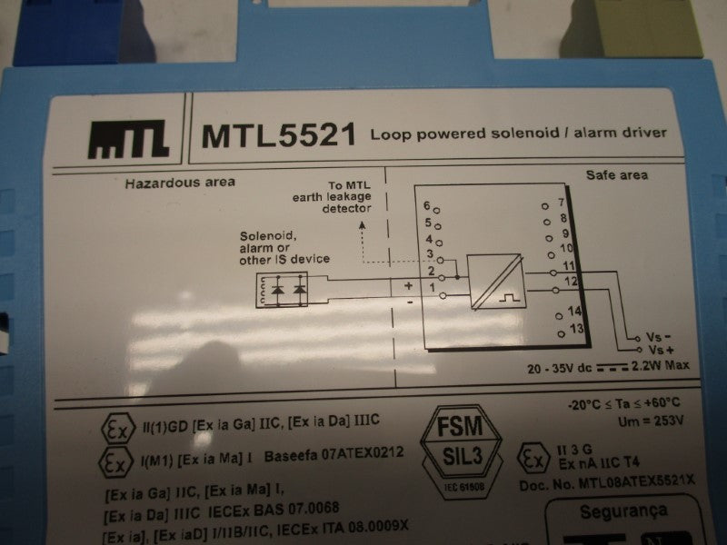 MTL MTL5521 NSMP