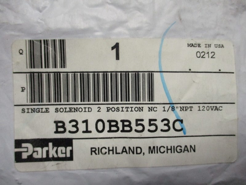 PARKER B310BB553C NSMP